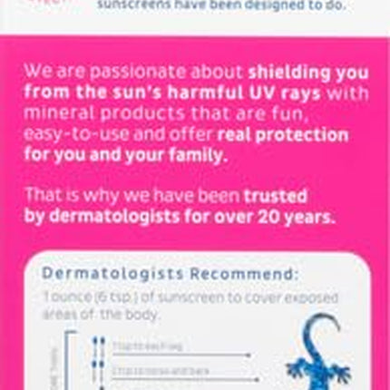 Baby Mineral Sunscreen with Zinc Oxide, Water Resistant, UVA/UVB Protection with Smart Technology - Fragrance Free, Unscented, SPF 50 - 5 Fl Oz - Bottle