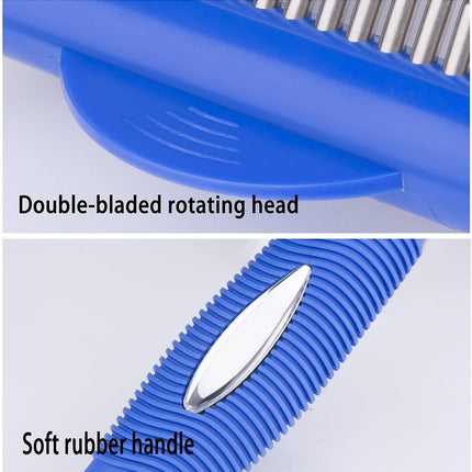 The Desheddinator - Versatile Grooming Tool: Undercoat Rake for Dogs, Cats, and Horses, Deshedding Brush and Comb for Pet Grooming
