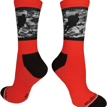 Hockey Socks Crew Length for Boys or Men, Hockey Gift