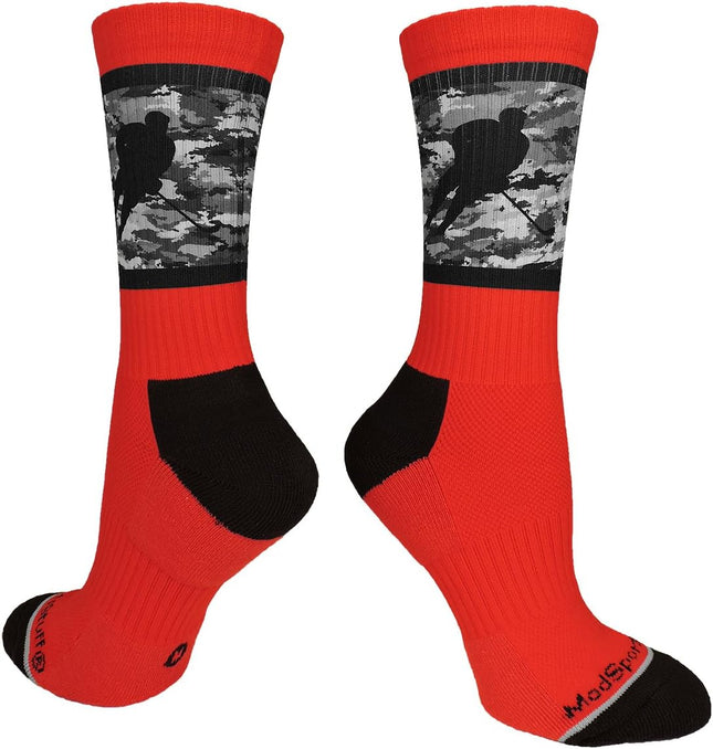 Hockey Socks Crew Length for Boys or Men, Hockey Gift