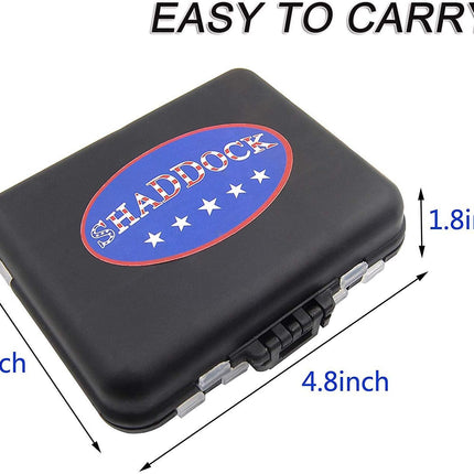 Fishing Accessories Tackle Kit Box- 273 Sinker Weights Crossline Barrel Swivel Snap Hooks Sinker Slides Fishing Bead with Tackle Box