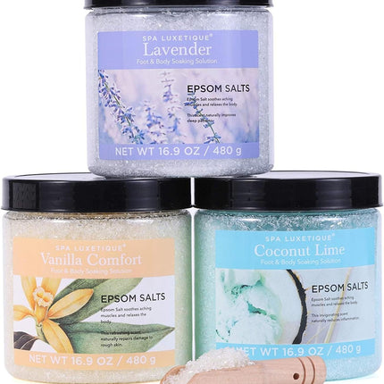Bath Salts for Soaking,  Epsom Salts Gifts Set for Women, 3.17Lbs Bath Salts for Women, Epsom Salts for Soaking, Mother'S Day Christmas Gifts for Woman Mom