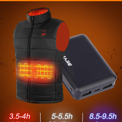 Heated Vest for Men with Battery Pack Included, Warming Men'S Heated Vest Electric, Lightweight Heated Jacket