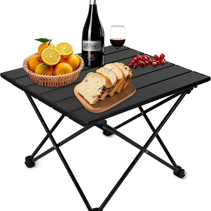 Portable Camping Table Folding Beach Table Portable Picnic Table Aluminum Camp Table Outdoor Backpacking Table Personal Mini Portable Table Camping Tables Fold up Lightweight