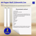 2Rolls A4 Paper