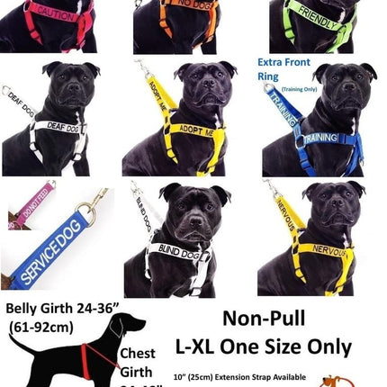 Deaf Dog White Warm Dog Coats S M M L L XL Waterproof Reflective Fleece Lined Prevents Accidents by Warning Others of Your Dog in Advance (M-L Back 17" (43Cm)