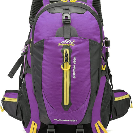 Hiking Backpack, 40L Waterproof Travel Backpack, Lightweight Hiking Backpack for Women Men, Hiking Daypacks for Camping, Travel, Climbing