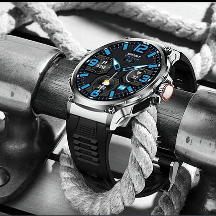 1.85" Ultra HD Smartwatch GPS Bluetooth Call Health Monitoring Watch Gym Gift