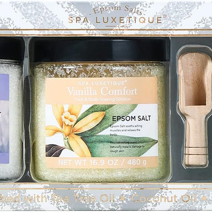 Bath Salts for Soaking,  Epsom Salts Gifts Set for Women, 3.17Lbs Bath Salts for Women, Epsom Salts for Soaking, Mother'S Day Christmas Gifts for Woman Mom