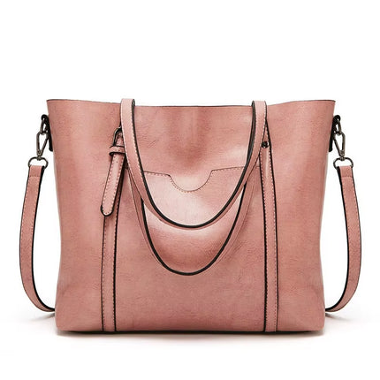Shoulder Bags for Women Oil Wax Leather Handbag Tote Crossbody Bag Vintage Satchels Women Bags Designer Handbag High Quality