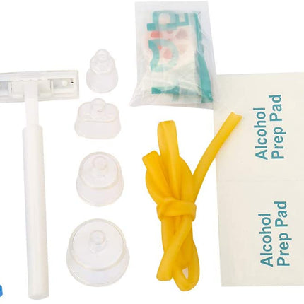 Snake Bite Kit, Bee Sting Kit, Emergency First Aid Supplies, Venom Extractor Suction Pump, Bite and Sting First Aid for Hiking, Backpacking and Camping. Includes Bonus CPR Face Shield (Blue)