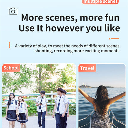 Retro Mini Camera with Screen Indoor Home Outdoor 1080P HD Portable Very Small Camera Video Support Holiday Gifts