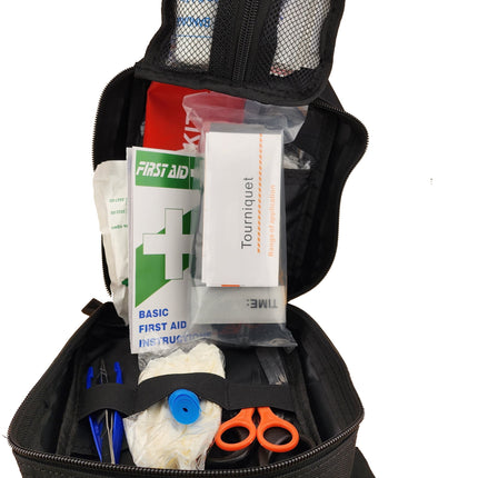 Ultimate Survival and Med Kit Complete 35L Bug Out Bag Backpack - Black