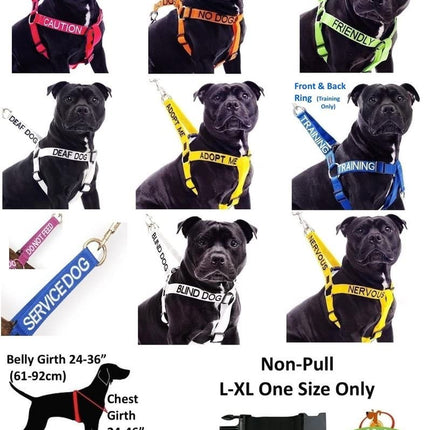 Deaf Dog White Warm Dog Coats S M M L L XL Waterproof Reflective Fleece Lined Prevents Accidents by Warning Others of Your Dog in Advance (M-L Back 17" (43Cm)