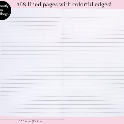 Take Note Large Polka Dot Leatherette Initial Notebook, Bound Journal Includes 168 Lined Pages and Bookmark, T (Yellow)