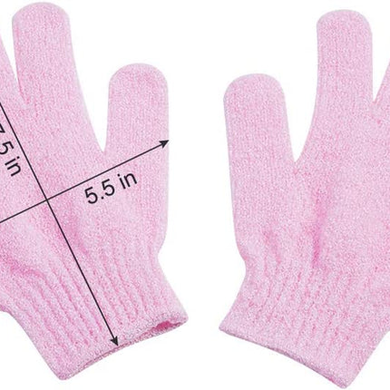 10 Pairs Exfoliating Gloves,Made of 100% Nylon,10 Colors Double Sided Exfoliating Gloves for Beauty Spa Massage Skin Shower Body Scrubber Bathing Accessories.