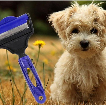 The Desheddinator - Versatile Grooming Tool: Undercoat Rake for Dogs, Cats, and Horses, Deshedding Brush and Comb for Pet Grooming