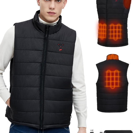 Heated Vest for Men with Battery Pack Included, Warming Men'S Heated Vest Electric, Lightweight Heated Jacket
