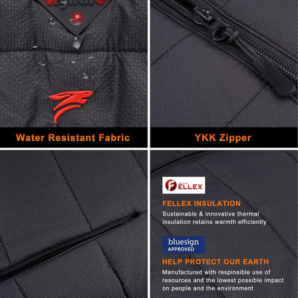 Heated Vest for Men with Battery Pack Included, Warming Men'S Heated Vest Electric, Lightweight Heated Jacket