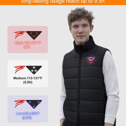 Heated Vest for Men with Battery Pack Included, Warming Men'S Heated Vest Electric, Lightweight Heated Jacket
